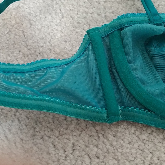 NWOT ASOS Boudoir Mesh underwire bra 32B - Picture 7 of 9